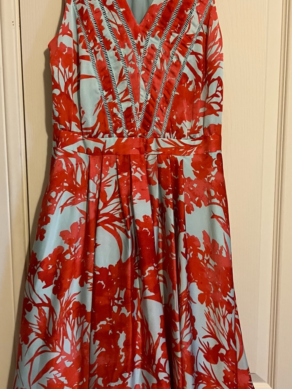Banana Republic Light Blue Floral Dress